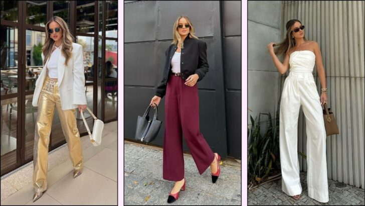 How to Master Wide Leg Pants with 20 Cool Outfit Combos