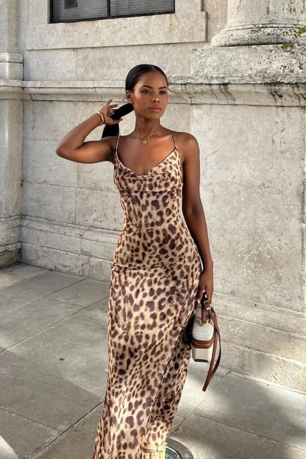 Leopard Slip Dress