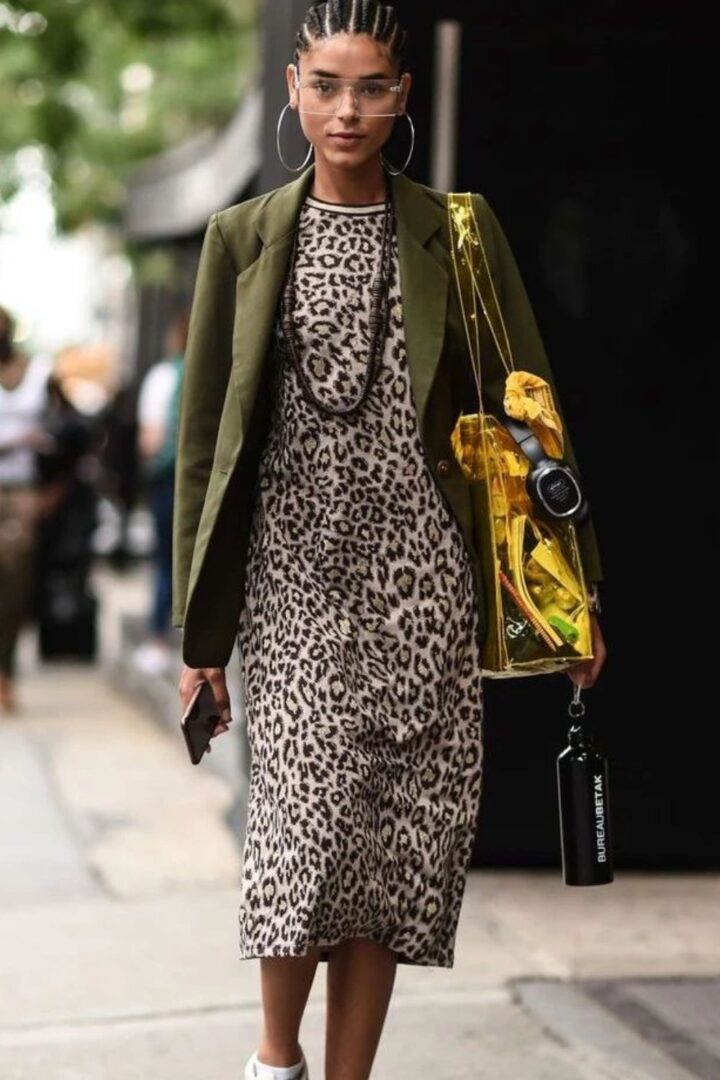 Hart Dress - Leaping Leopards main image 1