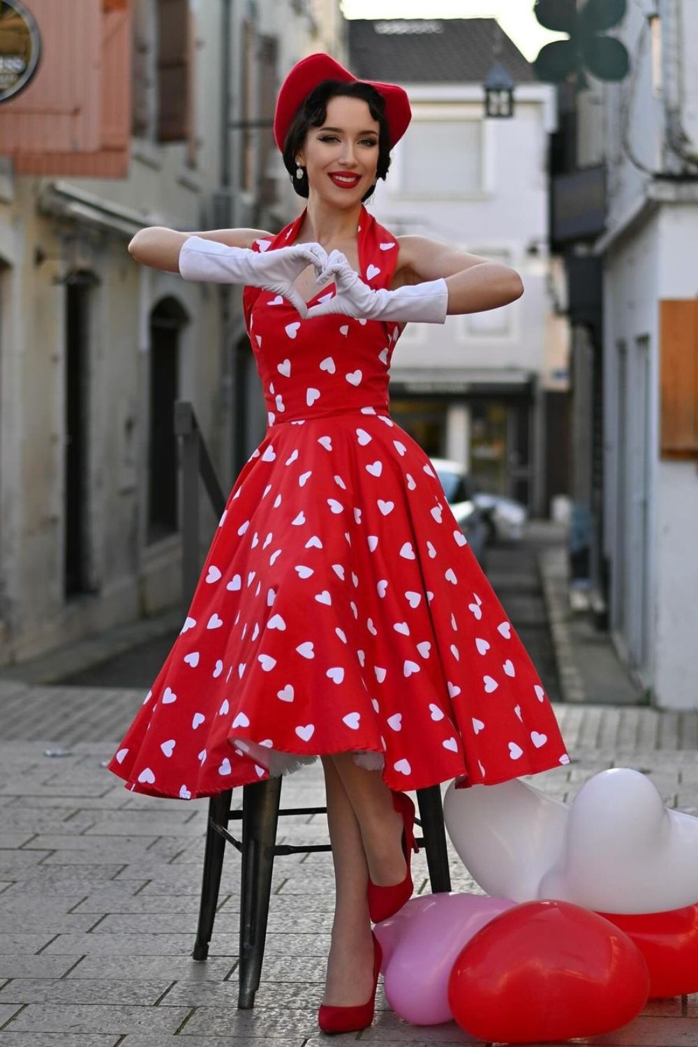 Red Heart Dress