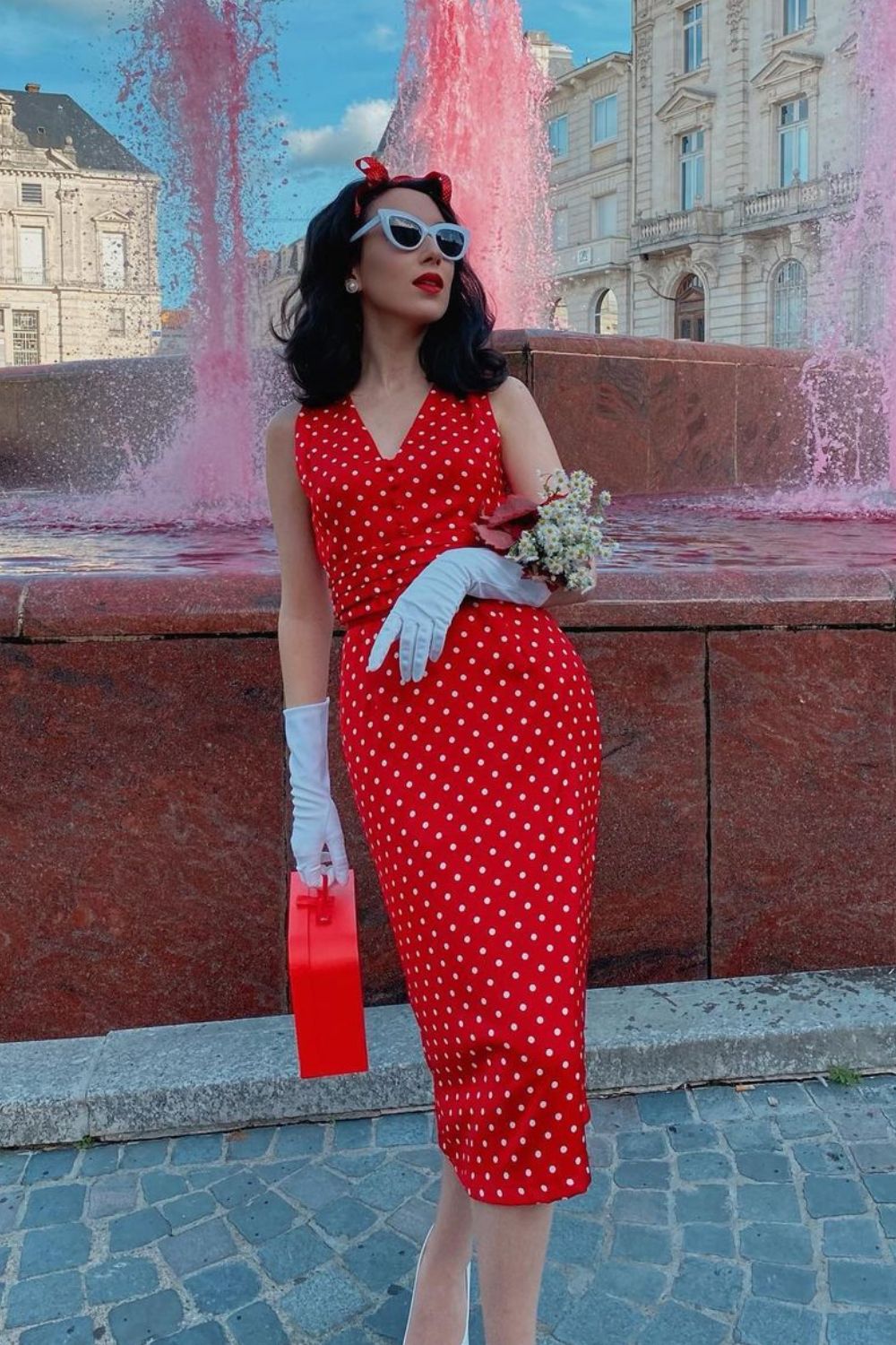 Red Polka Dot Dress