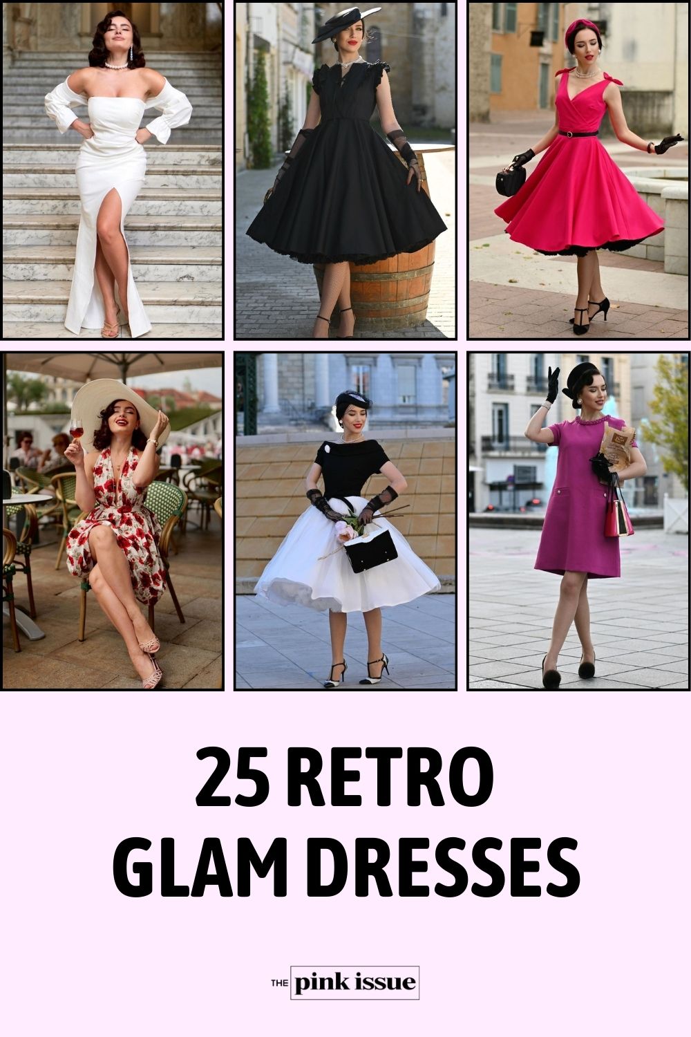 Relive the Golden Era with These 25 Retro Glam Dresses pinterest