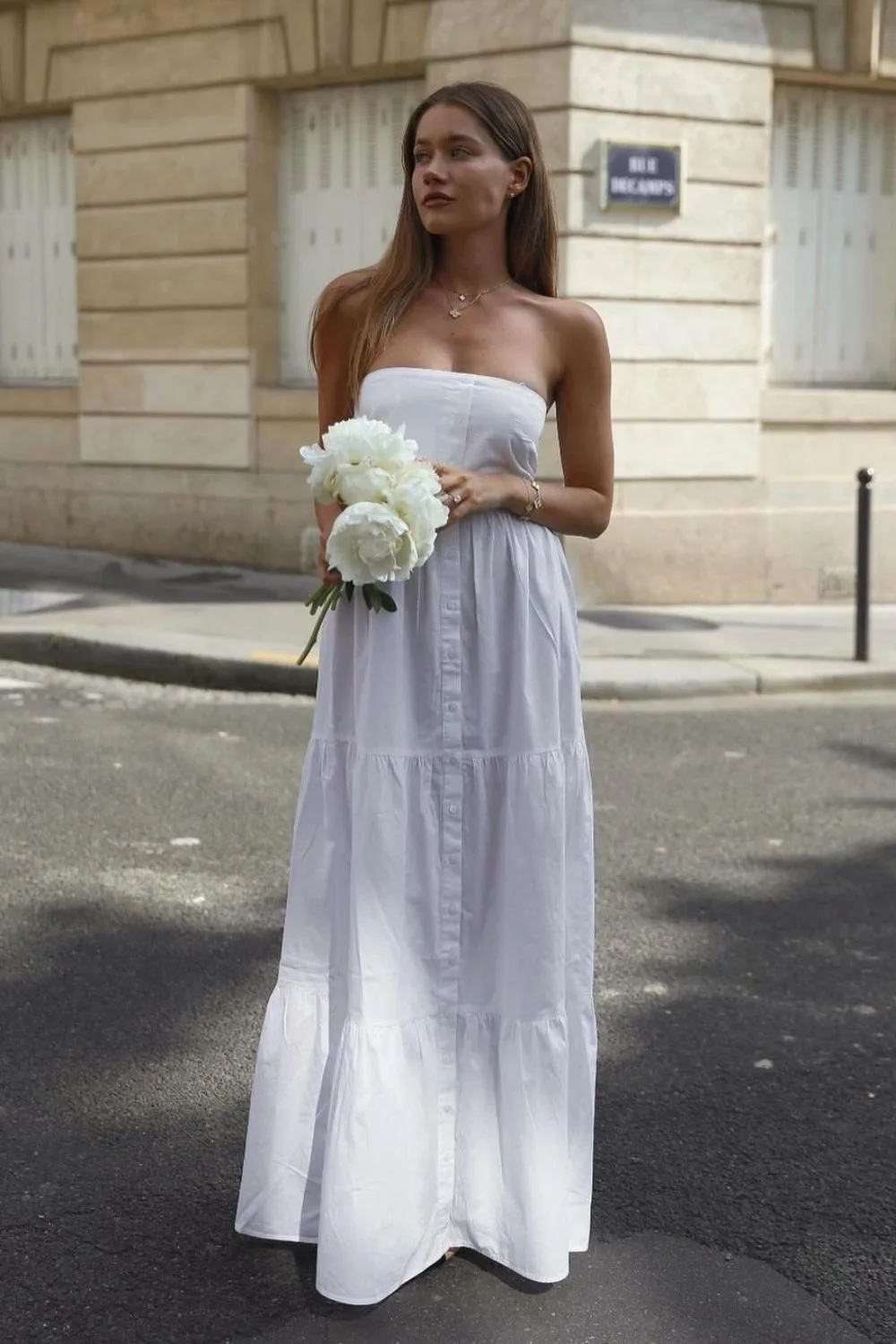 Strapless Maxi Dress