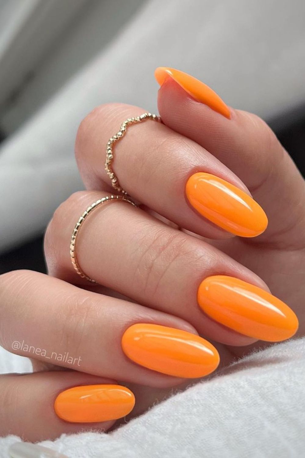 Tangerine nails