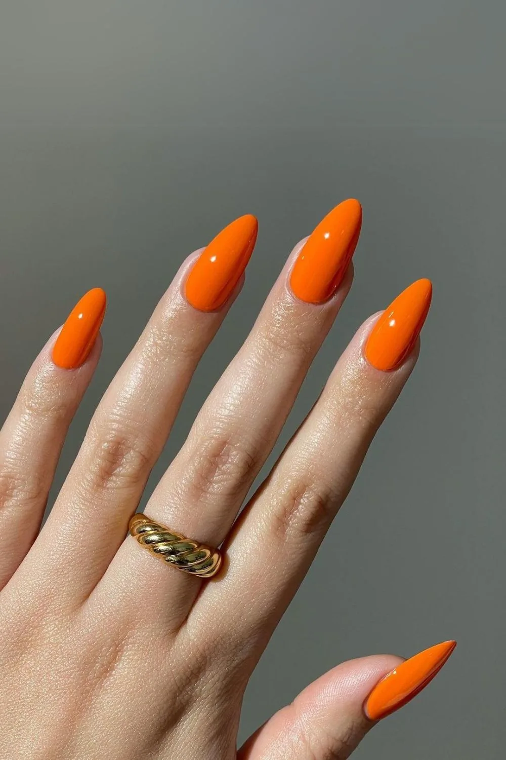 Tangerine nails