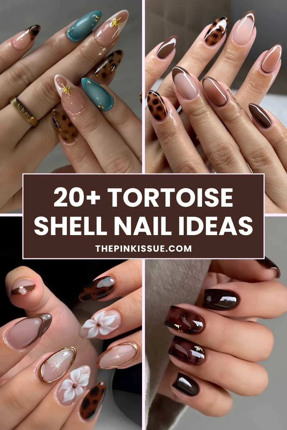 Tortoise shell nail designs Pinterest