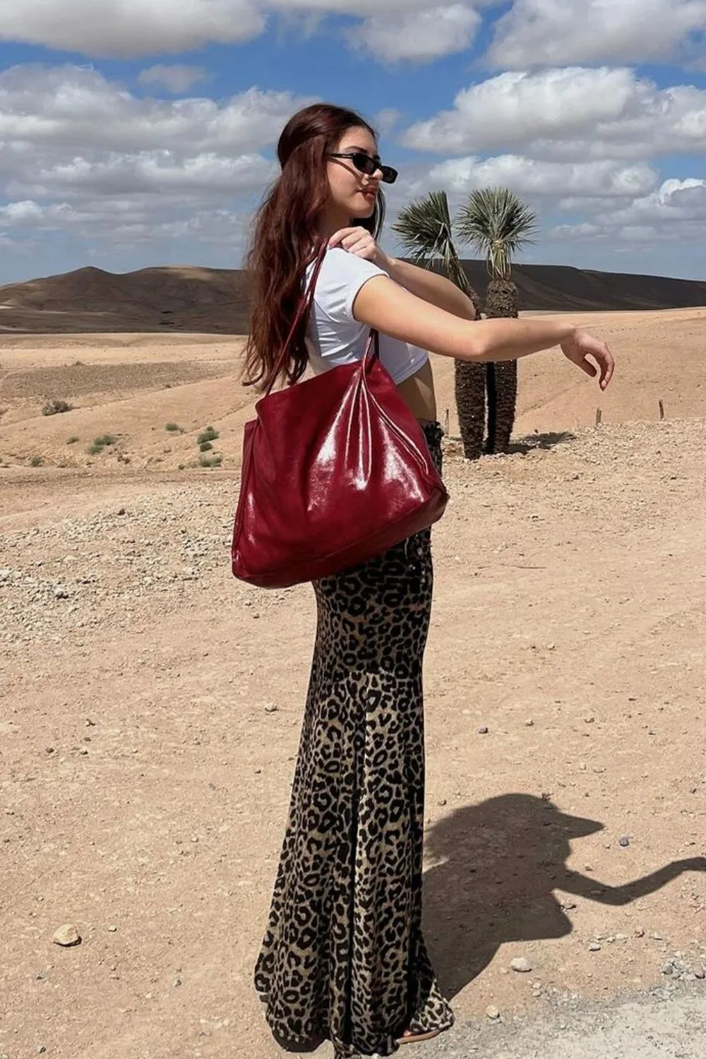 White Tee & Maxi Skirt