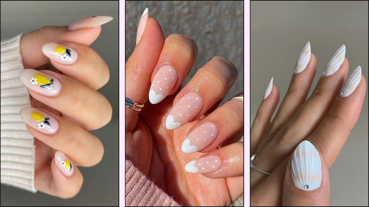 White summer nail ideas