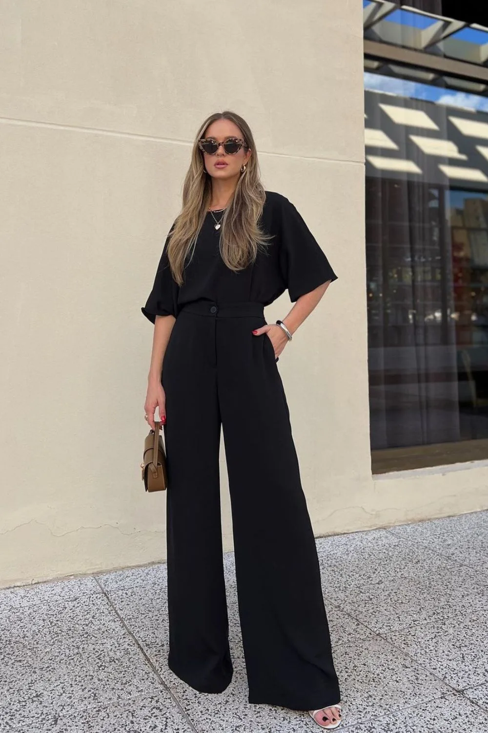 How To Master Wide Leg Pants With 20 Cool Outfit Combos