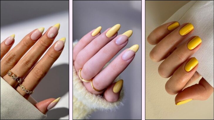 25 Yellow Nail Ideas for the Perfect Summer Look