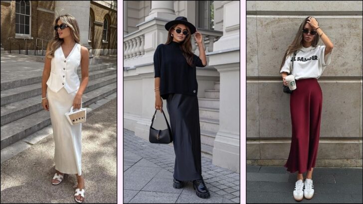 18 Silk Skirt Outfits to Amp Up Your Style