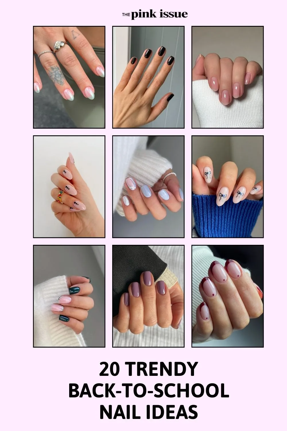 20 Trendy Back-to-School Nails That Are So 2024 pinterest