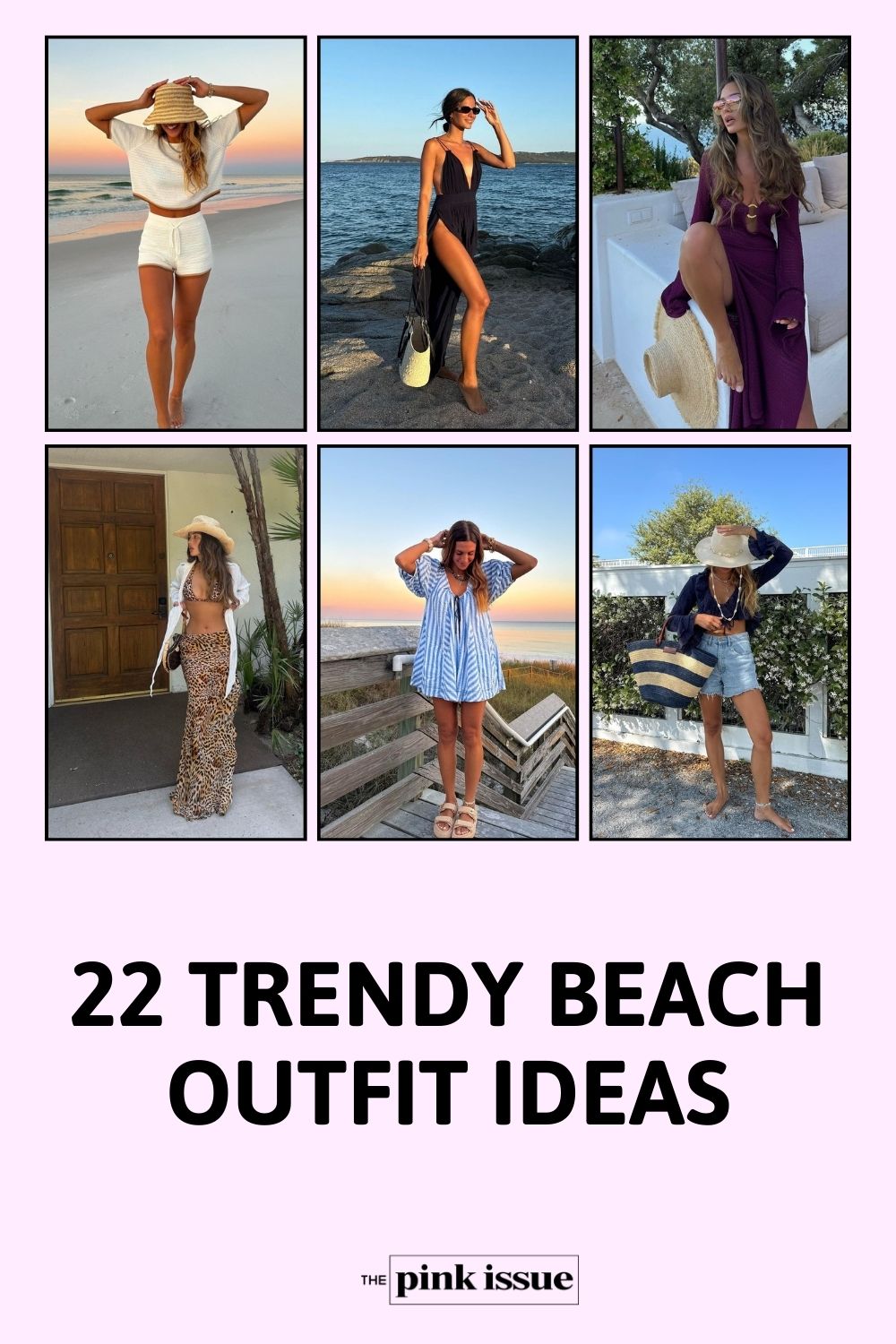 Beach Outfit Ideas That Will Make Waves This Summer pinterest