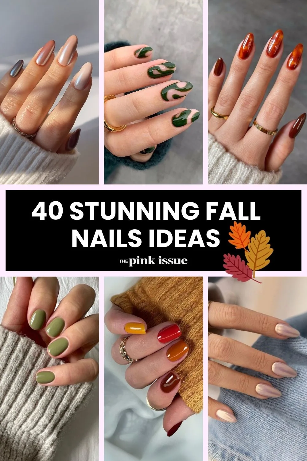 Fall nail ideas Pinterest