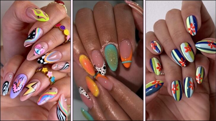 25 Funky Summer Manicures Packed With Color and Personality