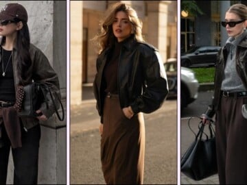 Leather jacket outfit ideas