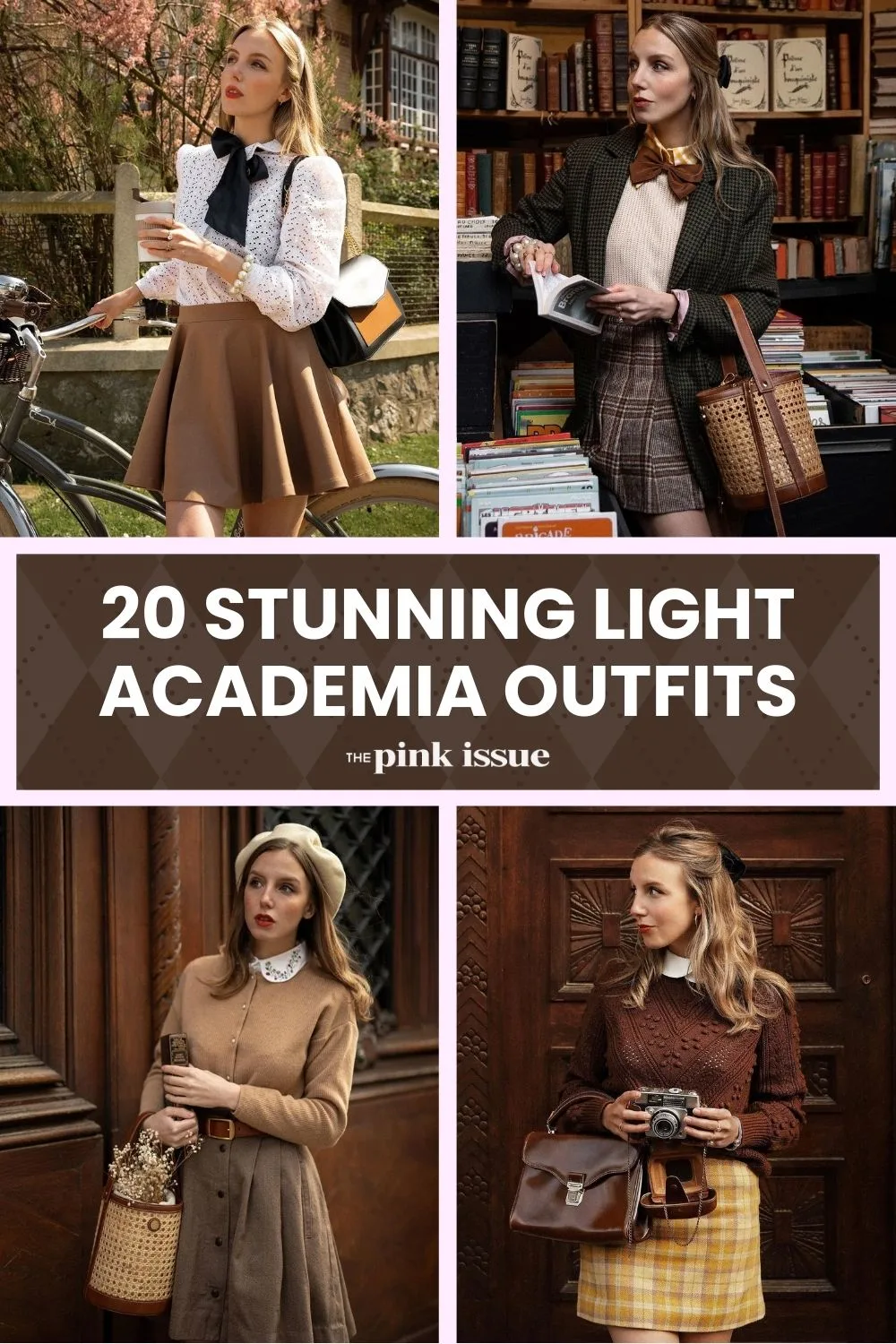 Light Academia outfit ideas Pinterest