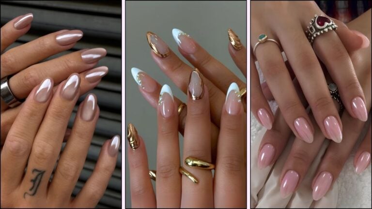 A collage of nail designs for September