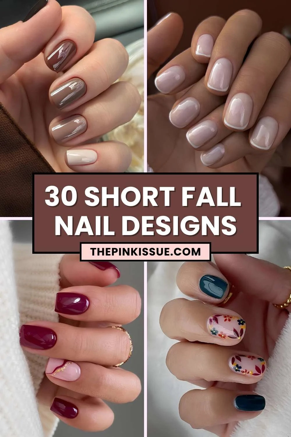 Short fall nail designs Pinterest
