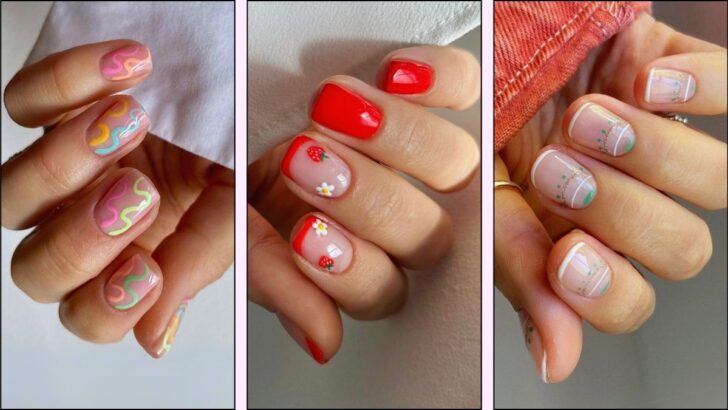 30 Hot Summer Nail Designs for Short Nails