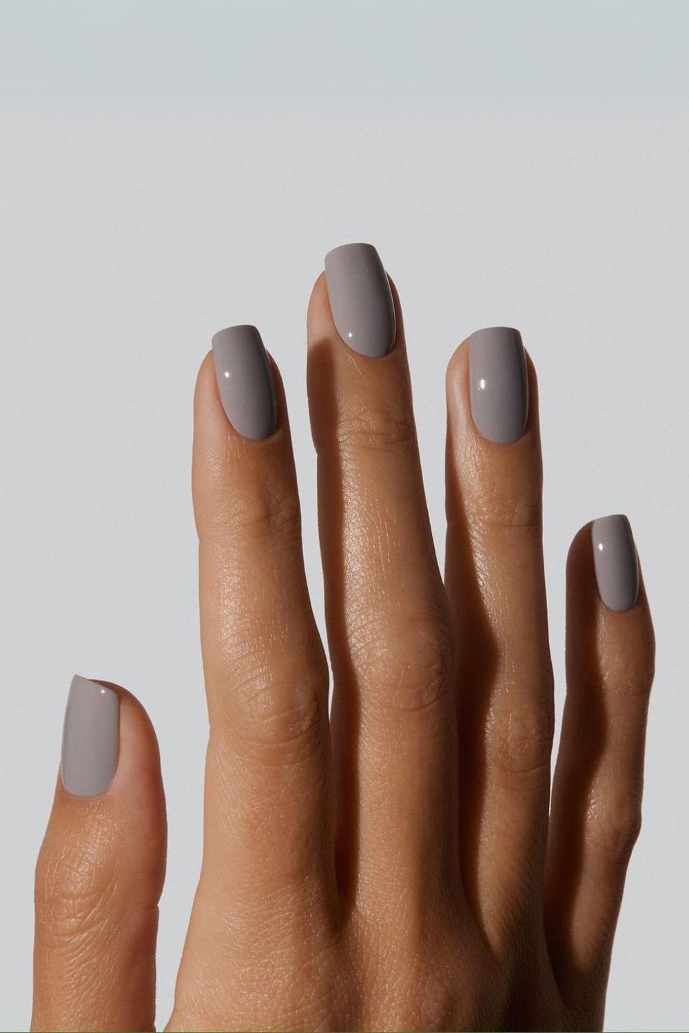 Stone gray nails