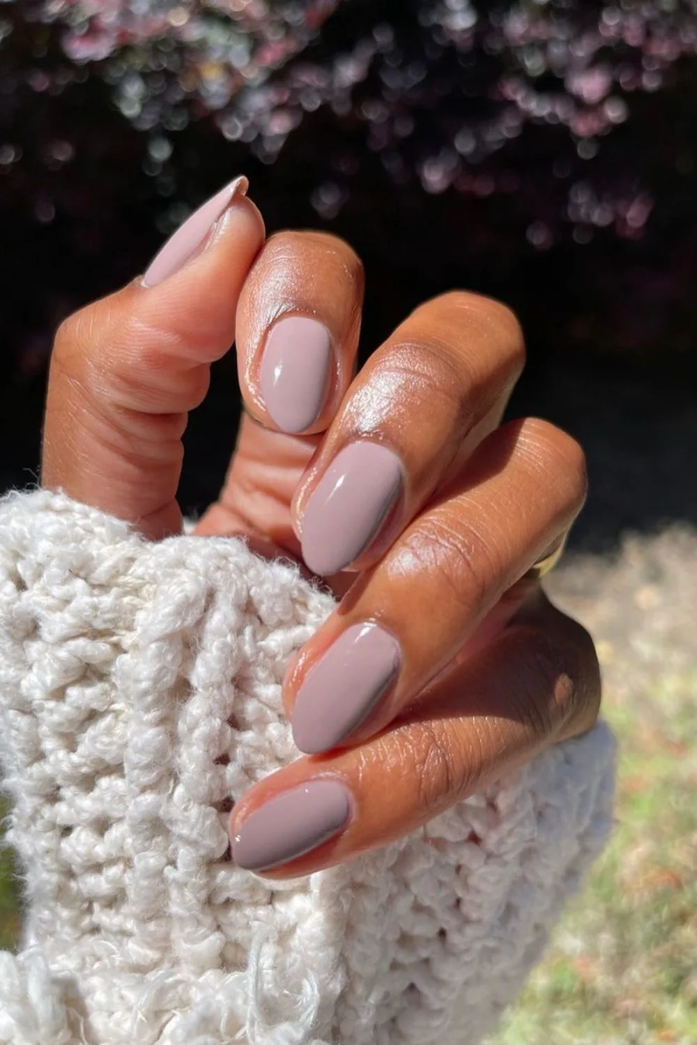 Taupe Nails