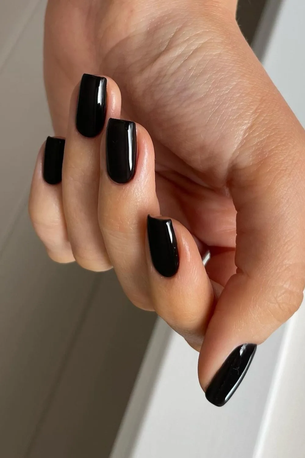 black nails