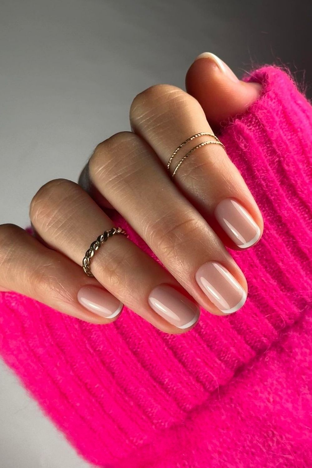 classic french manicure