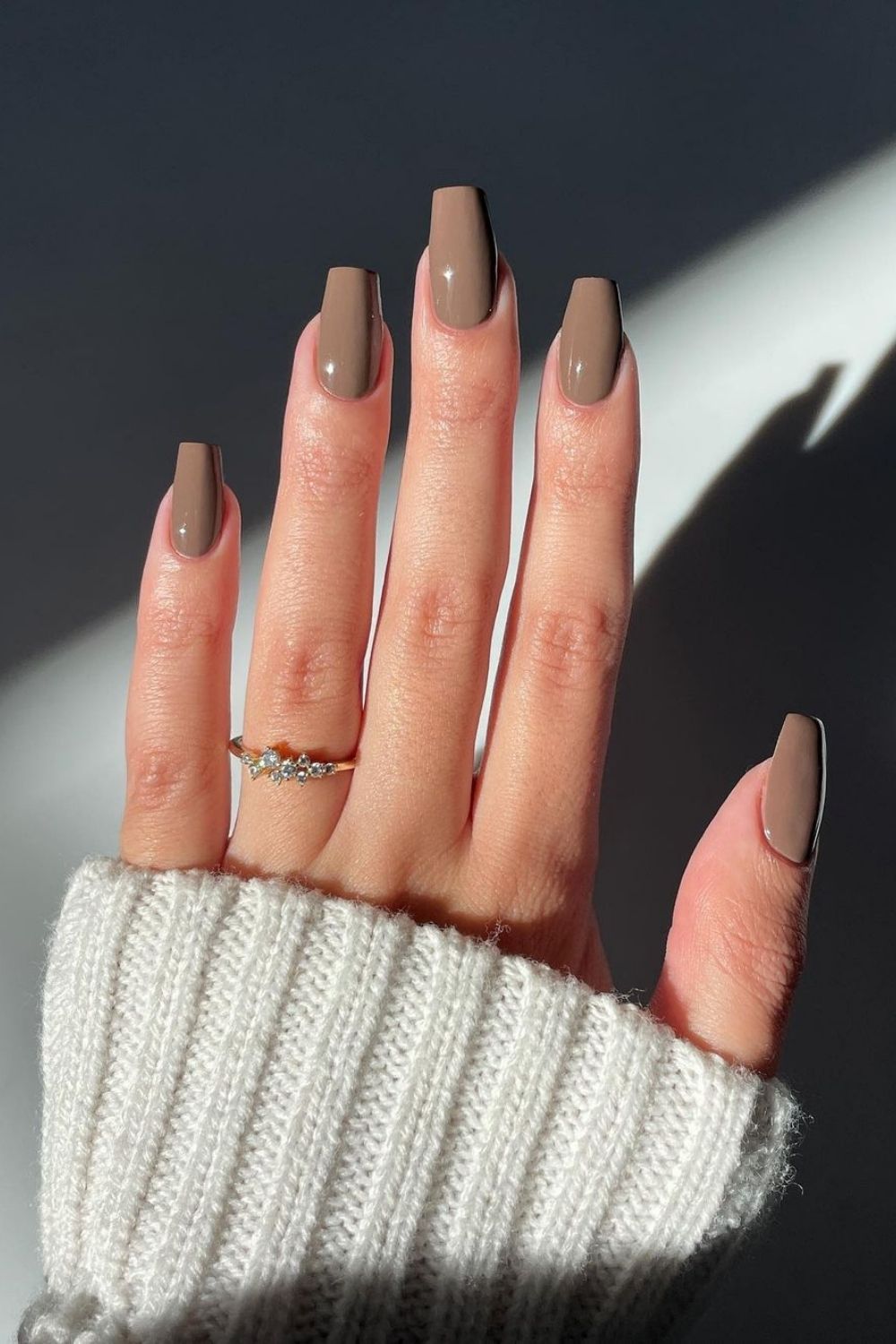 mocha nails