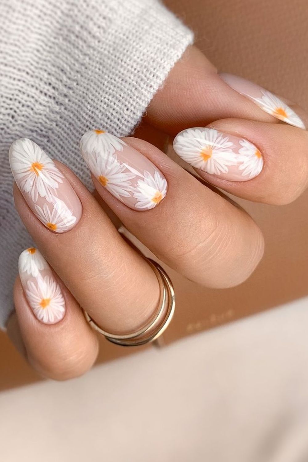 white florals