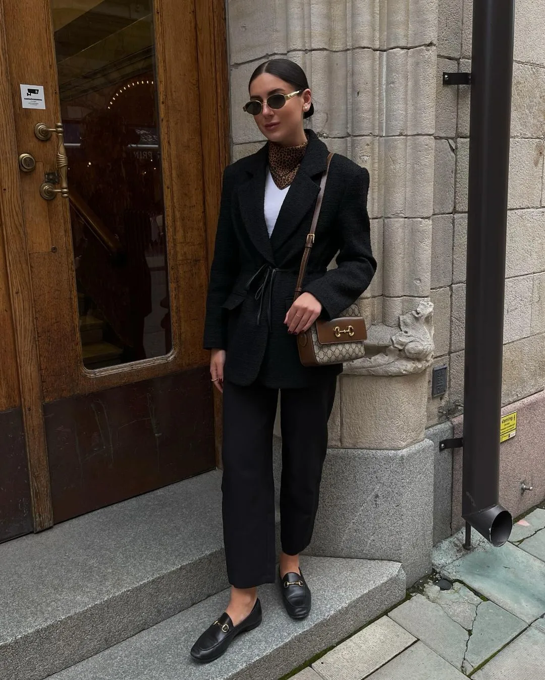 Black Blazer & Loafers