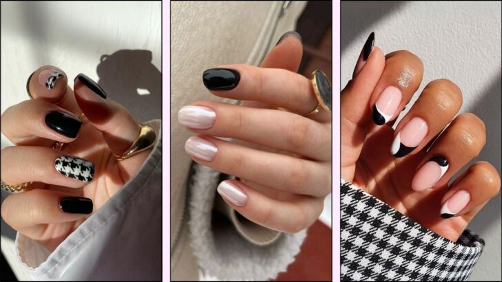 31 Insanely Cool Black and White Nail Designs to Try