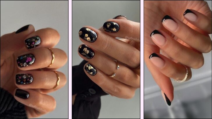 30 Black Fall Nail Designs Perfect for Your 2024 Glow Up