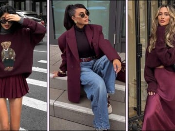 Burgundy fall outfit ideas