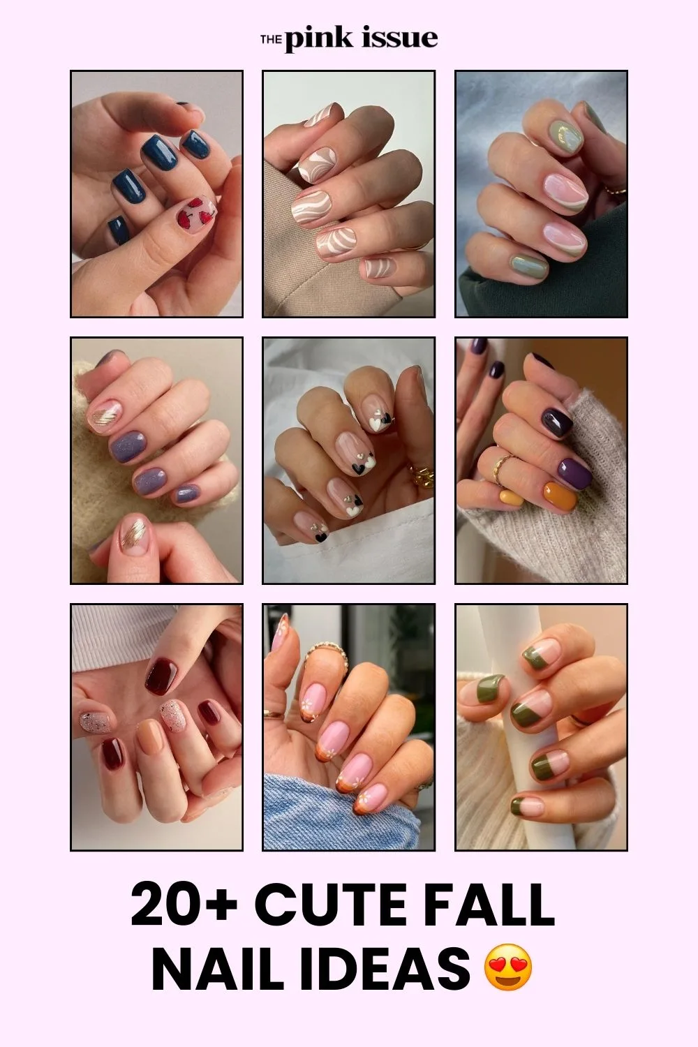 Cute fall nail ideas Pinterest