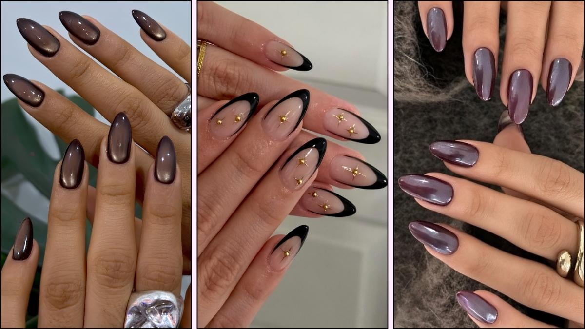 Dark fall manicures