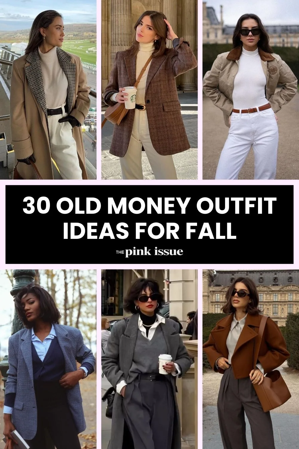 Fall old money outfit ideas Pinterest