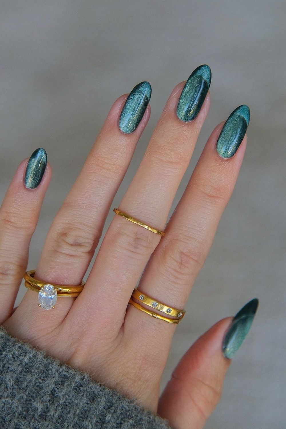 Green Velvet nails