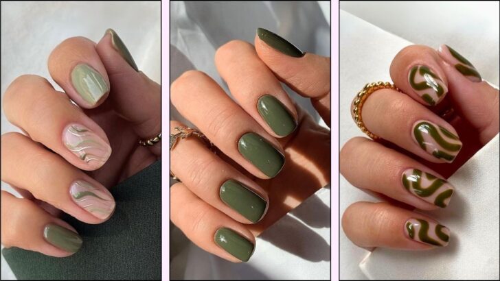 25 Green Fall Nails Everyone Will Be Obsessed with in 2024