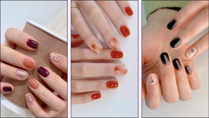 30 Trendy Korean Fall Nail Ideas You Can’t Miss in 2024