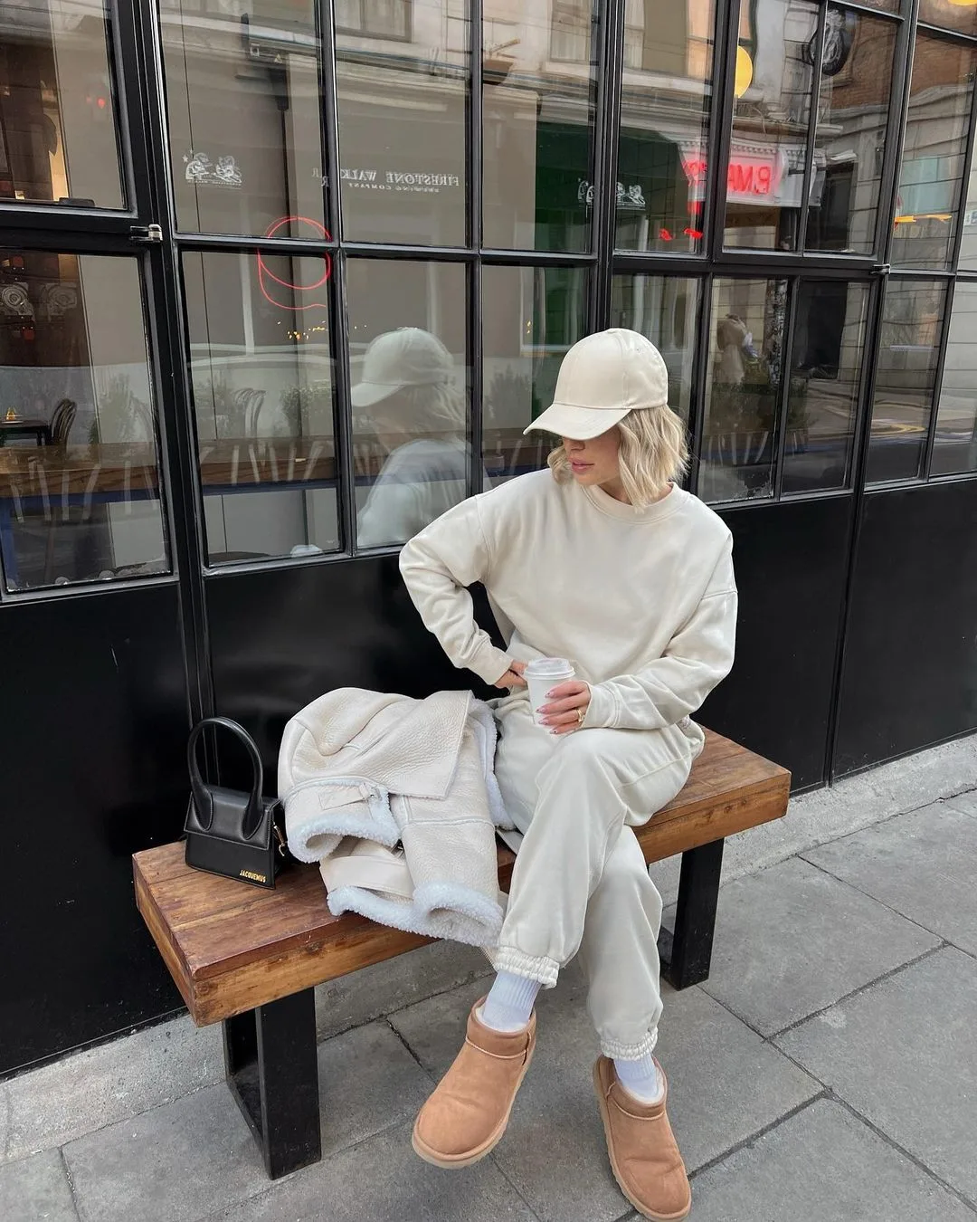 Monochrome Sweats & Cap