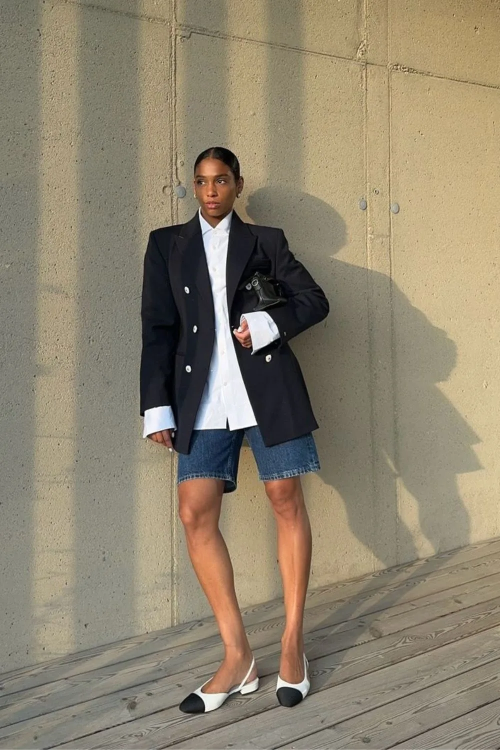 Navy Blazer & Bermudas