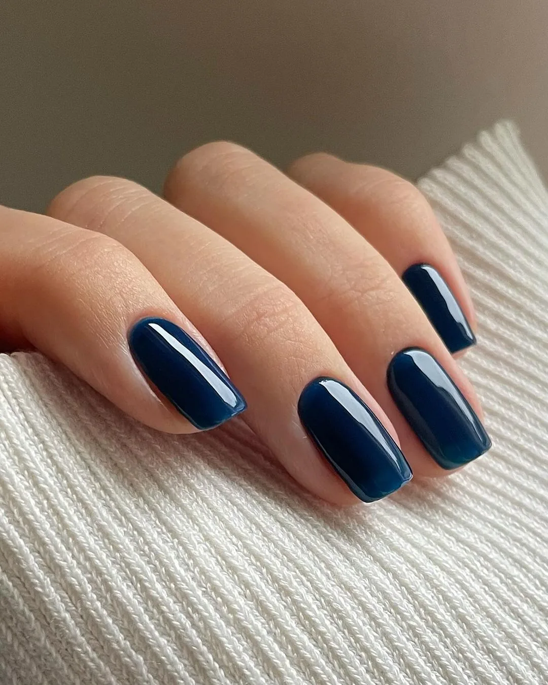 Navy Blue nails