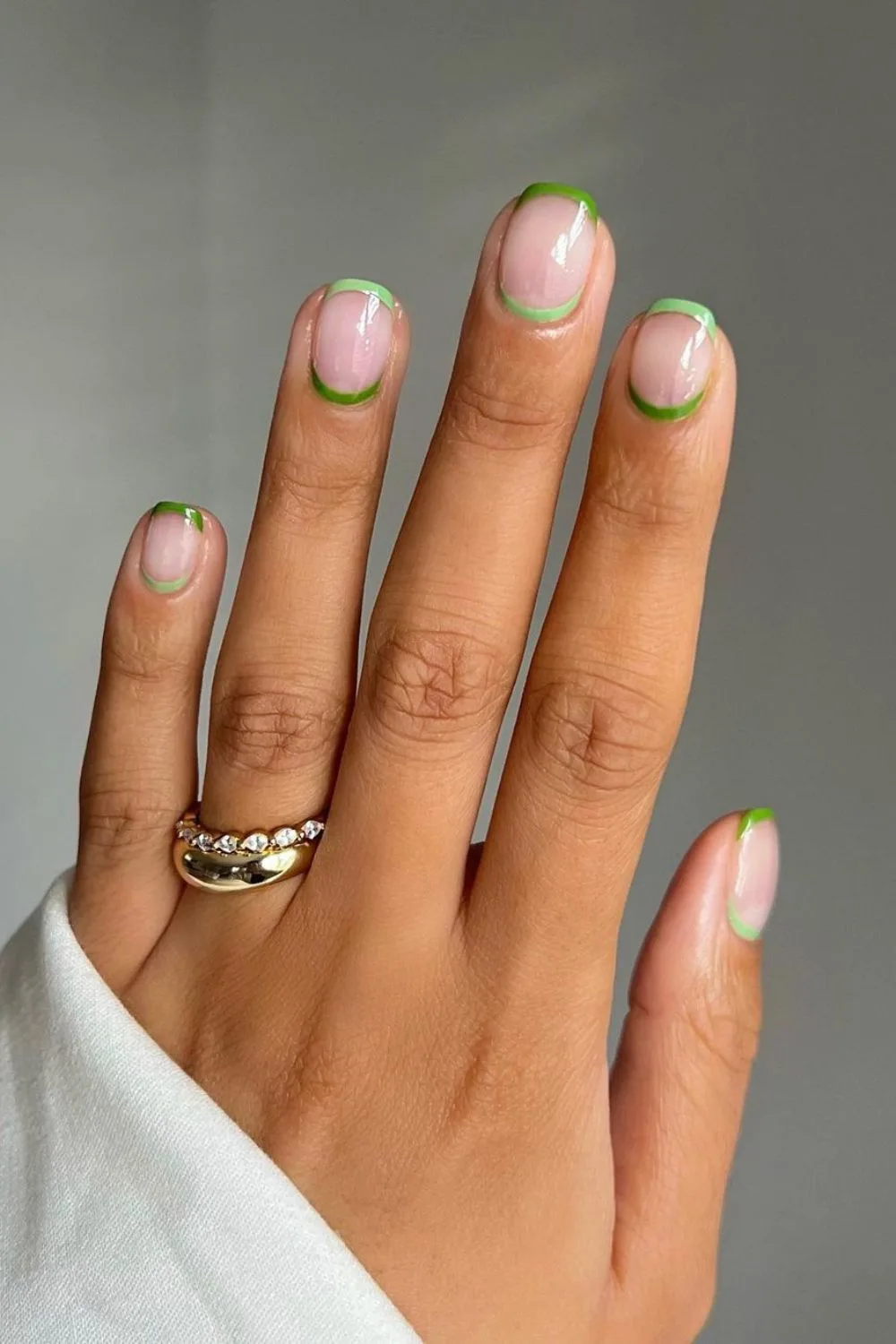 Pistachio Monochrome nails