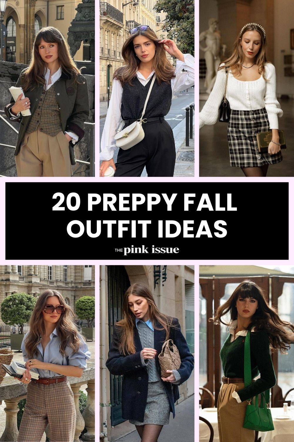 Preppy fall outfit ideas Pinterest