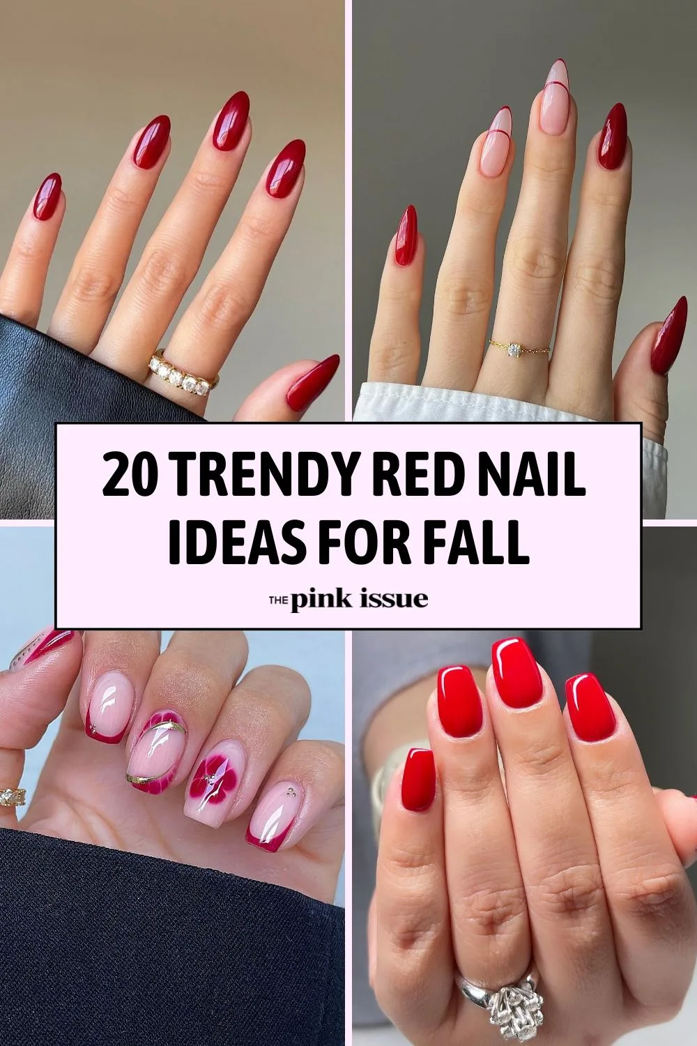 These Red Fall Nail Ideas Will Keep You on Trend pinterest