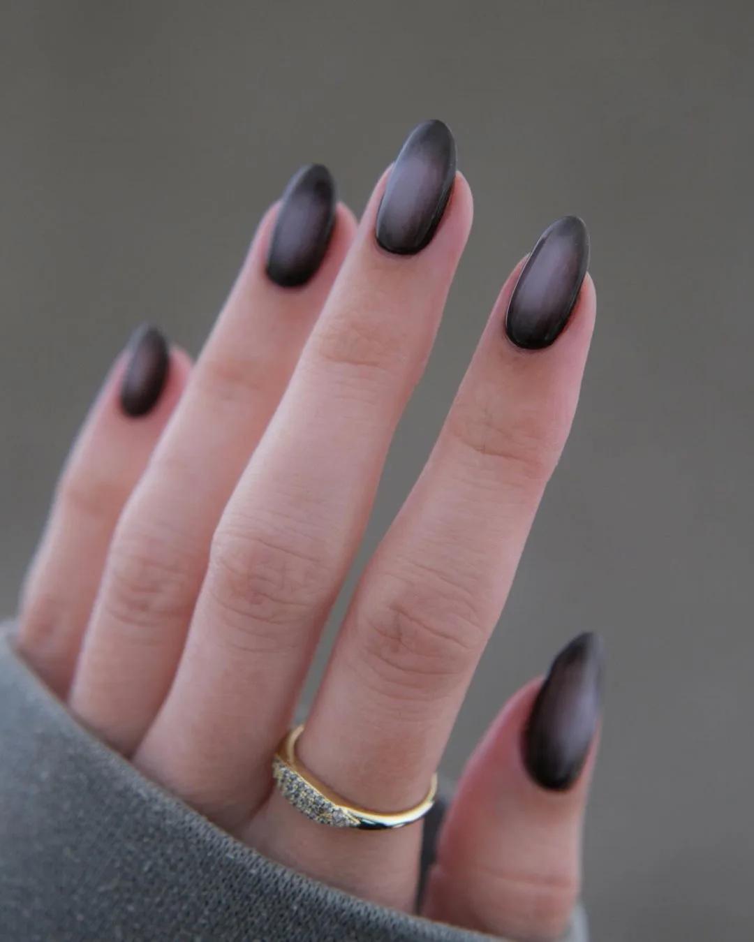 dark aura nails