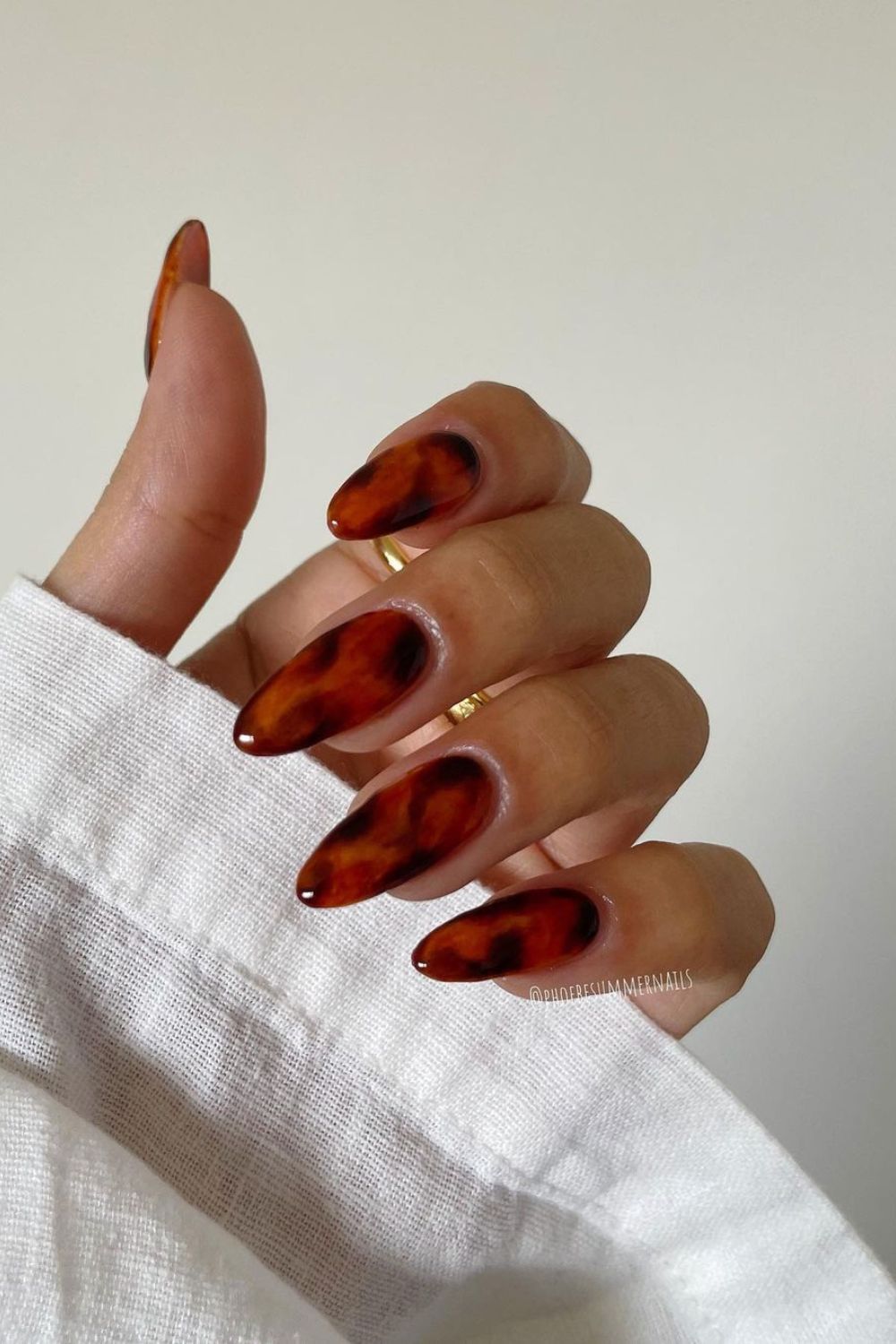 tortoise shell nails