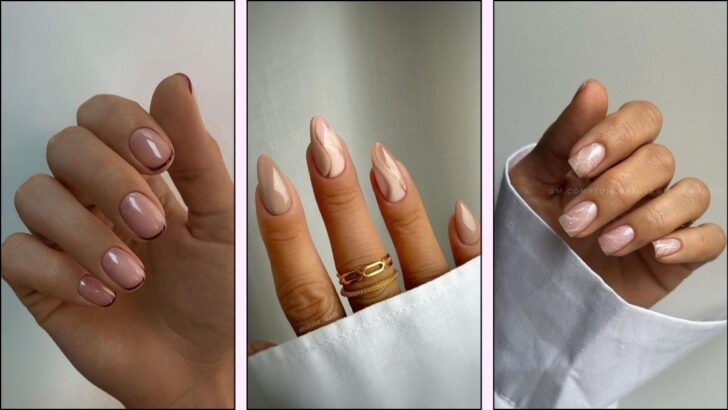 The 16 Prettiest Nude Fall Nails You Have to Try