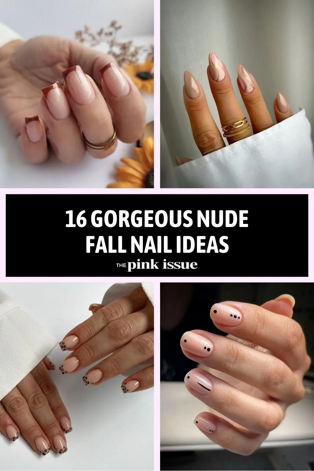 16 Gorgeous Nude Nails That'll Have You Falling for Autumn pinterest